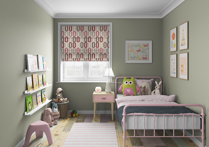 Soho, Rosso - Roman Blind - Image 5